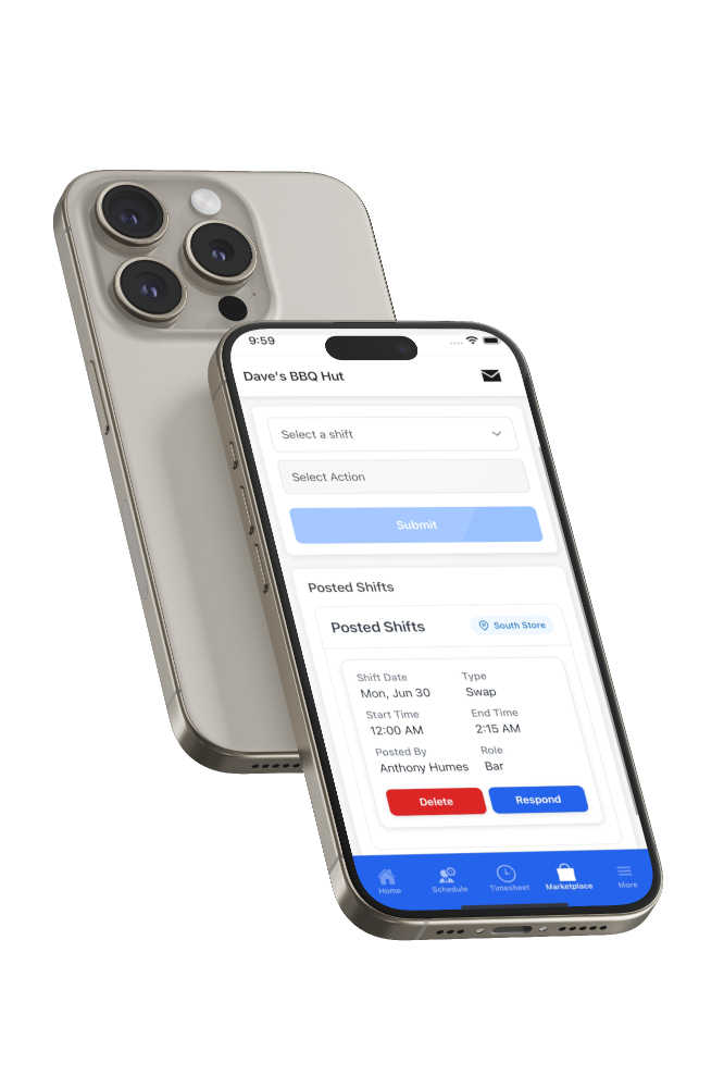 Shift Marketplace interface