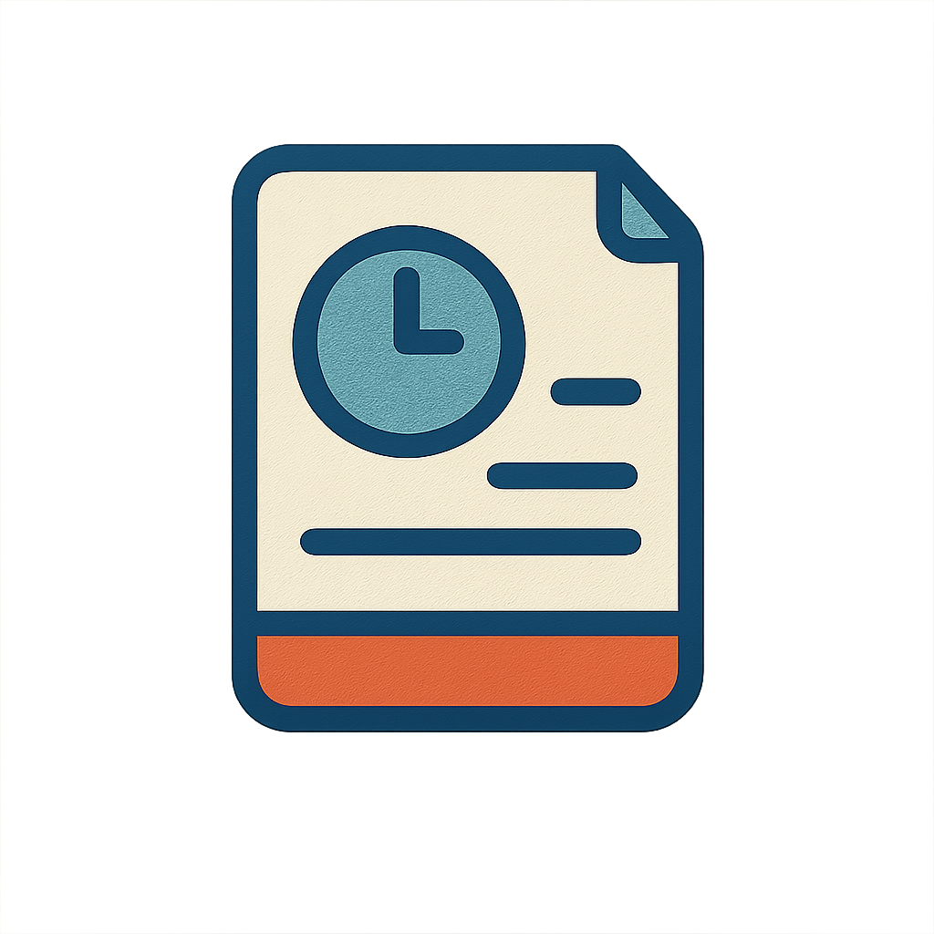 Timesheet icon